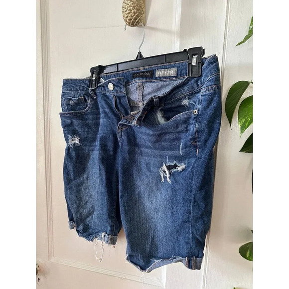 Aeropostale Bermuda Jean Shorts women’s size 10 - Picture 2 of 7